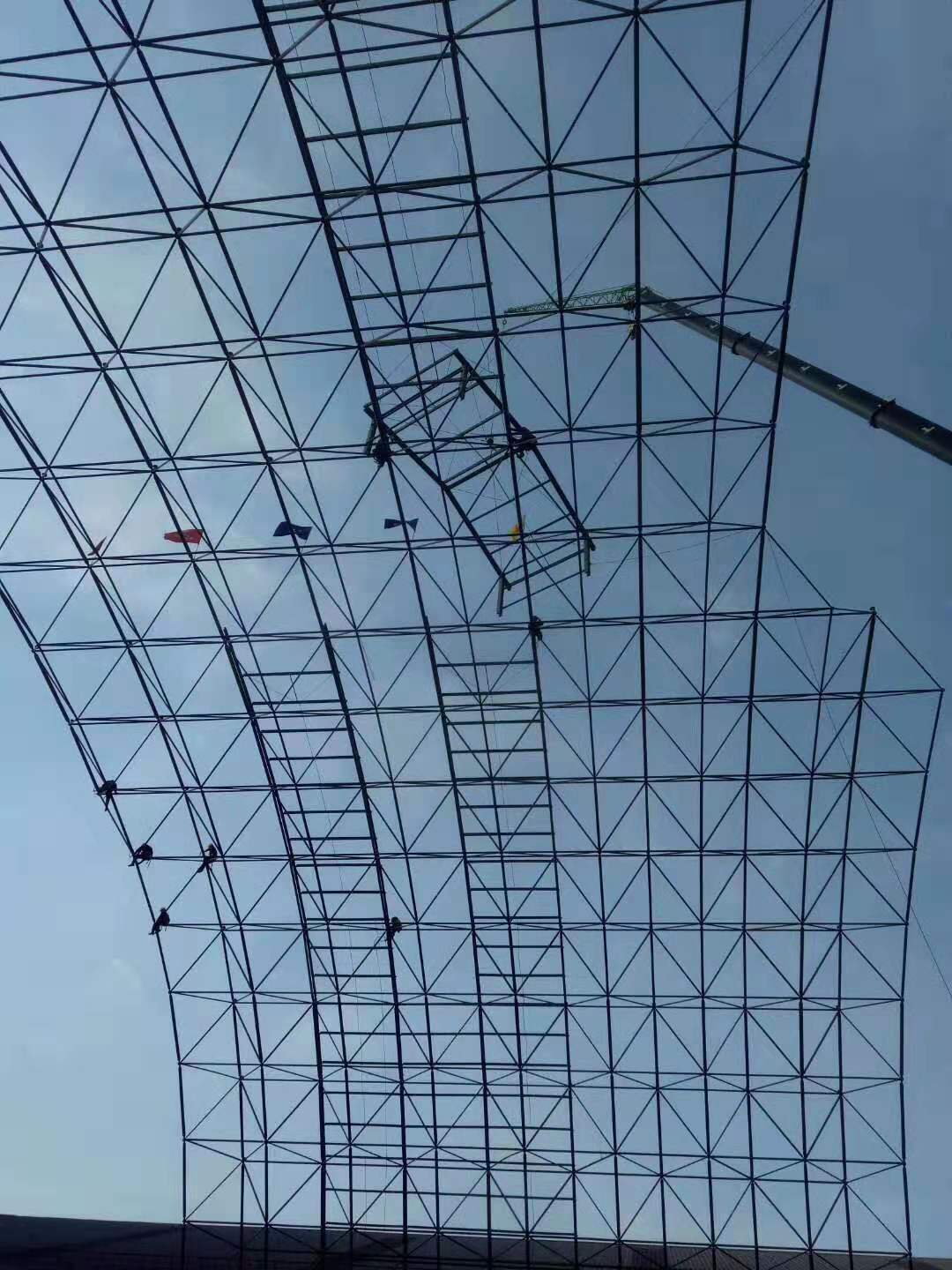 锡林格勒盟干煤棚网架安装